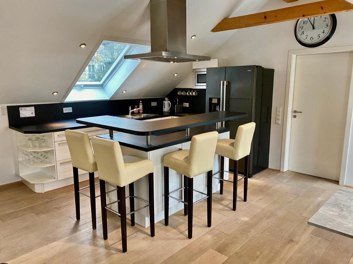 Апартаменты Luxurioeses Studio Im Zentrum, Balkon, Kamin, Klima Равенсбург Экстерьер фото